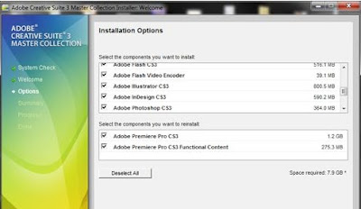Adobe cs3 master collection